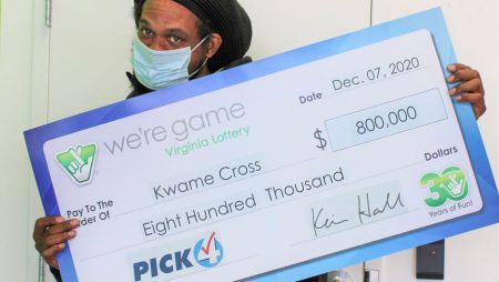 Virginia man wins $800,000 with 160 identical lottery tickets
