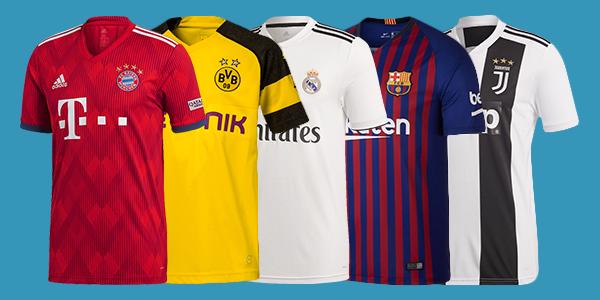 Iconic Jerseys Of Popular Football Clubs